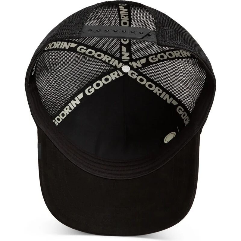 gorra-trucker-negra-y-roja-leon-re-leone-rosso-microsuede-king-the-farm-de-goorin-bros gorra-trucker-negra-y-roja-leon-re-leone-rosso-microsuede-king-the-farm-de-goorin-bros