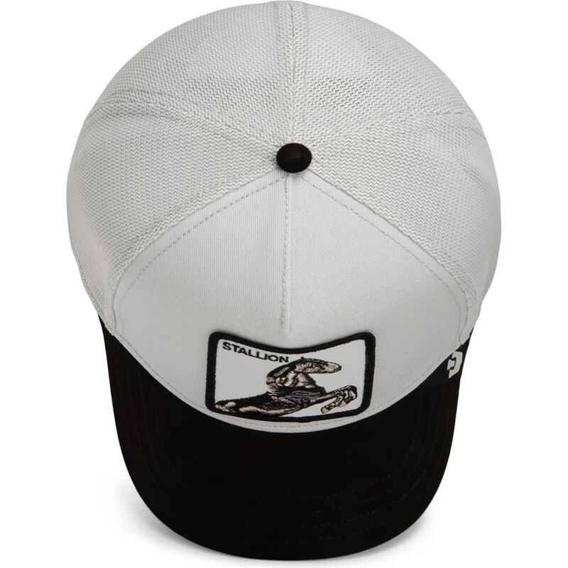 gorra-trucker-gris-y-negra-caballo-suede-stallion-microsuede-the-farm-de-goorin-bros gorra-trucker-gris-y-negra-caballo-suede-stallion-microsuede-the-farm-de-goorin-bros