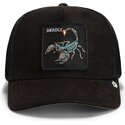 gorra-trucker-negra-escorpion-suede-scorpion-microsuede-the-farm-de-goorin-bros