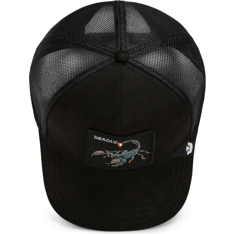 gorra-trucker-negra-escorpion-suede-scorpion-microsuede-the-farm-de-goorin-bros