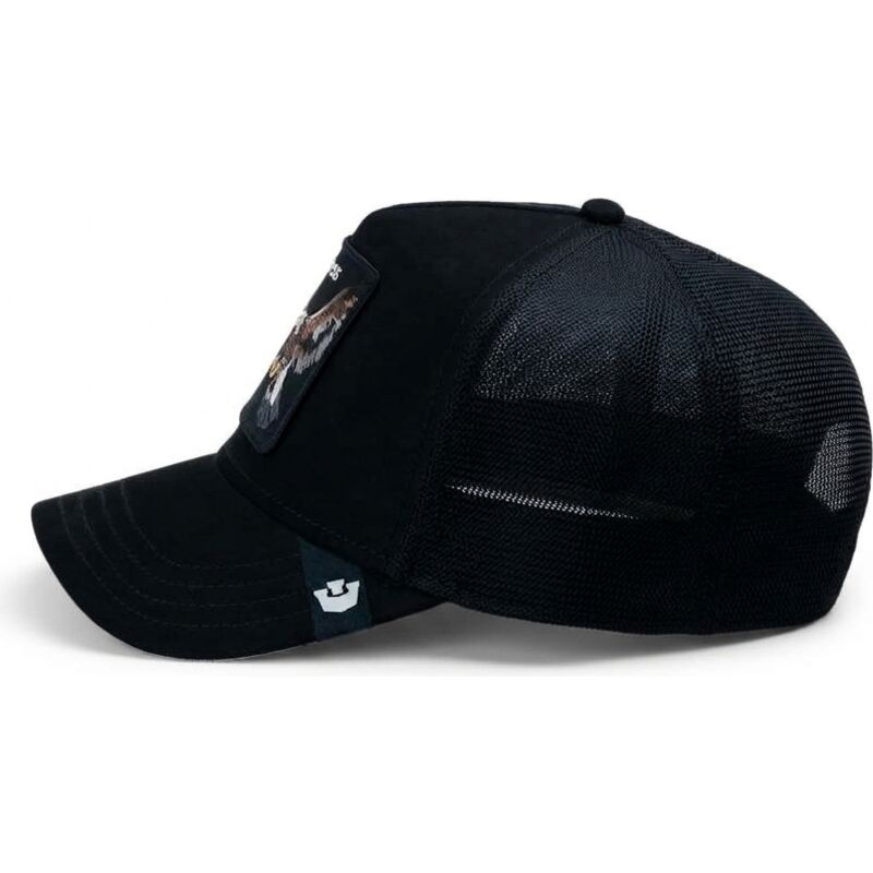 gorra-trucker-negra-aguila-suede-relentless-eagle-microsuede-the-farm-de-goorin-bros