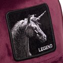 gorra-trucker-granate-unicornio-velour-legend-the-farm-de-goorin-bros