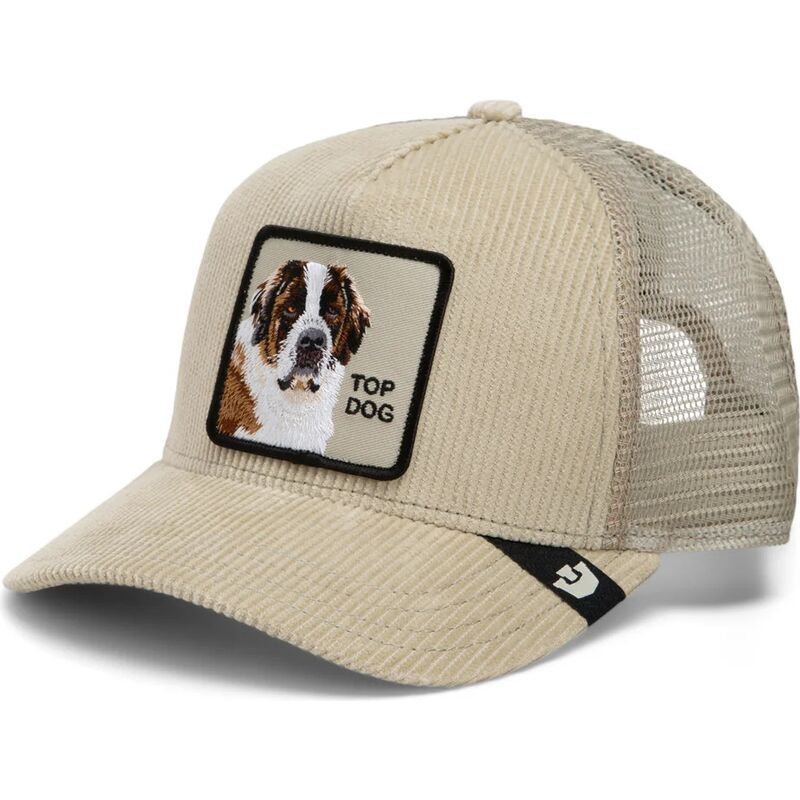 gorra-trucker-beige-perro-corduroy-top-dog-ridgeline-the-farm-de-goorin-bros
