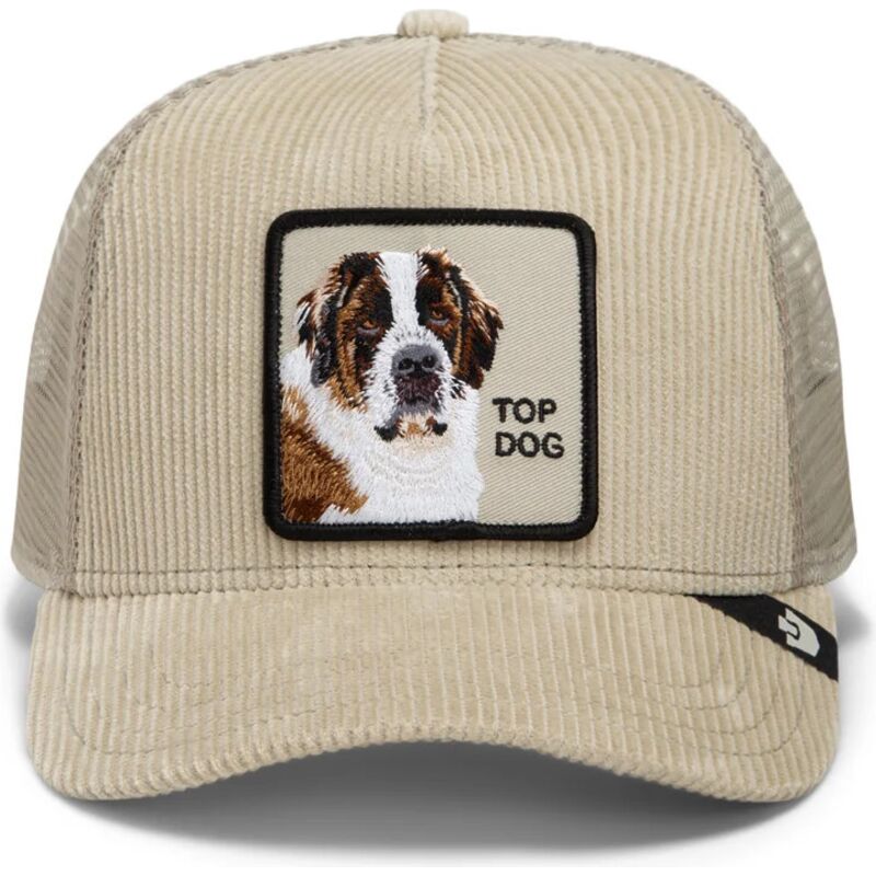 gorra-trucker-beige-perro-corduroy-top-dog-ridgeline-the-farm-de-goorin-bros