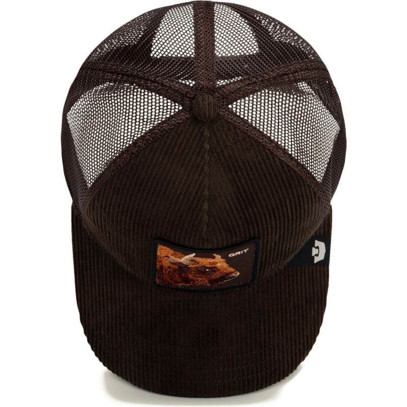 gorra-trucker-marron-bufalo-corduroy-grit-ridgeline-the-farm-de-goorin-bros
