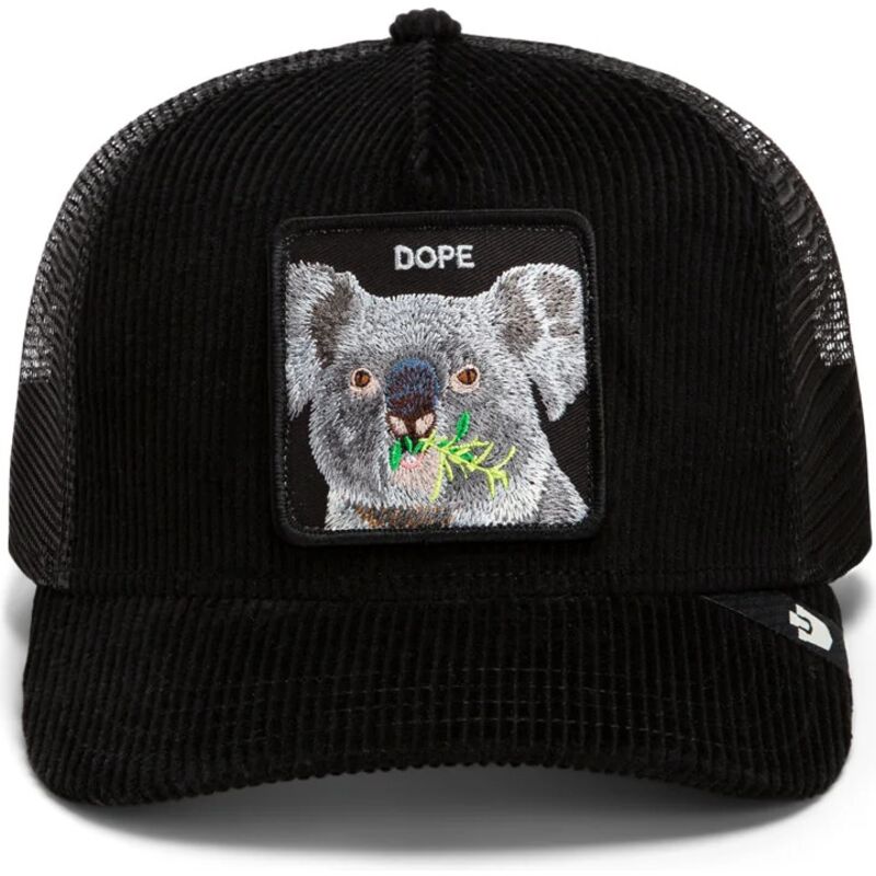 gorra-trucker-negra-koala-corduroy-dope-ridgeline-the-farm-de-goorin-bros