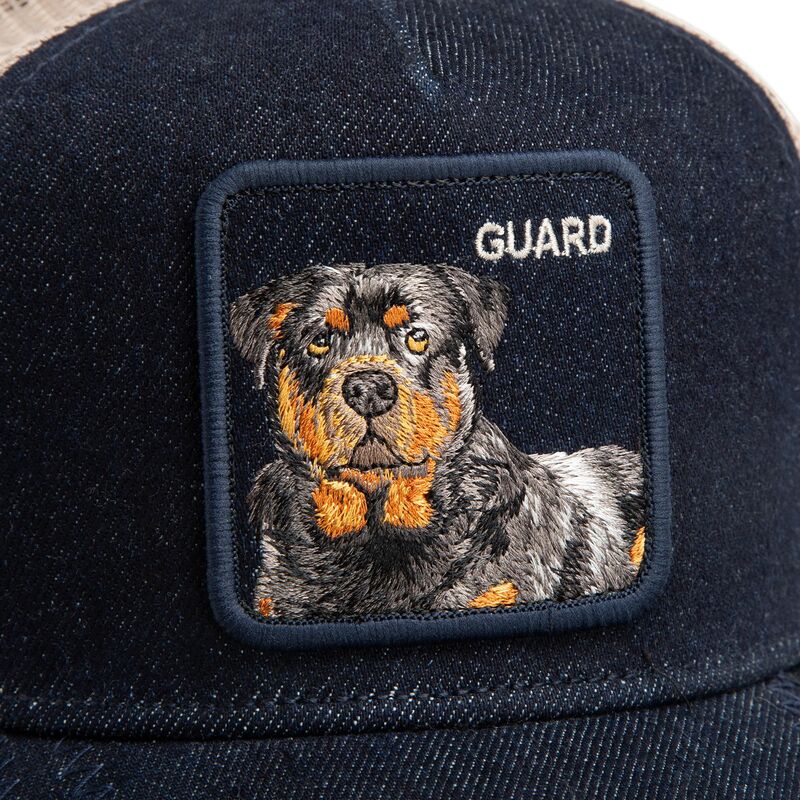 gorra-trucker-azul-marino-y-beige-perro-guard-denim-after-dark-the-farm-de-goorin-bros