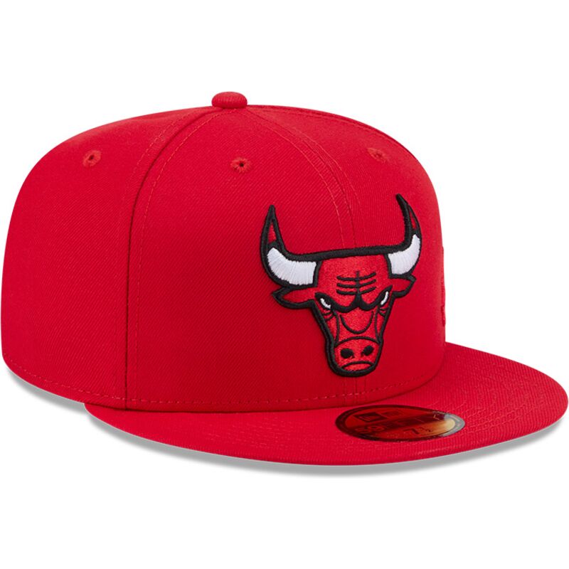 gorra-plana-roja-ajustada-59fifty-side-script-de-chicago-bulls-nba-de-new-era