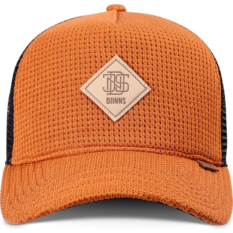 gorra-trucker-naranja-y-negra-hft-knitted-fab-de-djinns