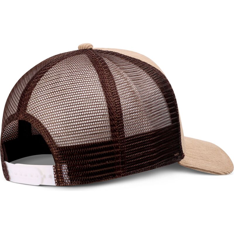 gorra-trucker-khaki-y-marron-hft-lazy-days-de-djinns