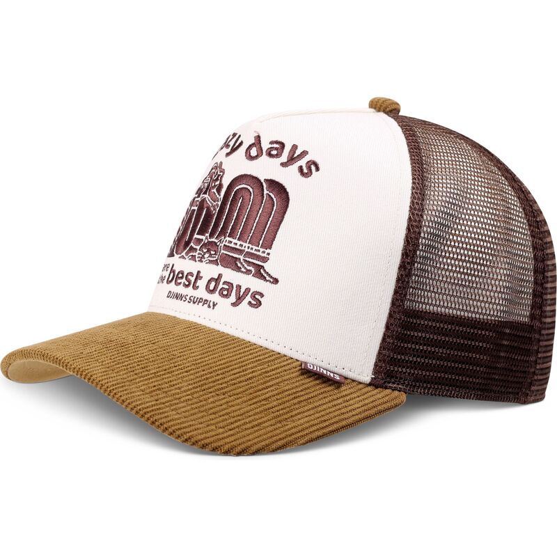 gorra-trucker-marron-y-blanca-hft-lazy-days-de-djinns gorra-trucker-marron-y-blanca-hft-lazy-days-de-djinns