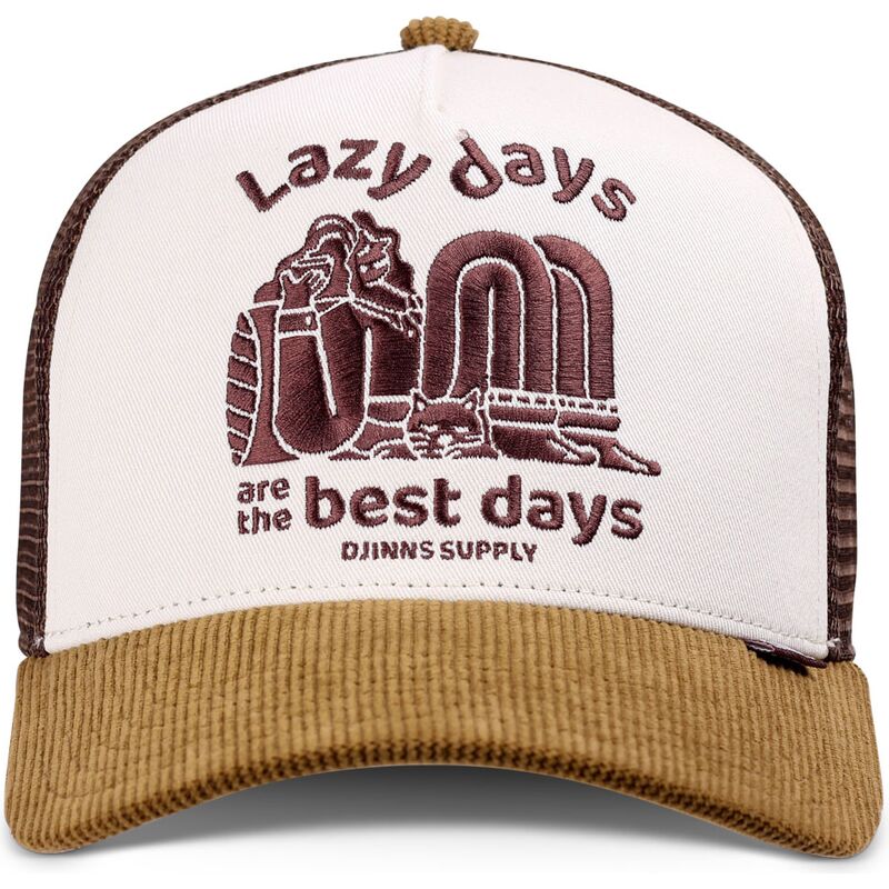gorra-trucker-marron-y-blanca-hft-lazy-days-de-djinns gorra-trucker-marron-y-blanca-hft-lazy-days-de-djinns