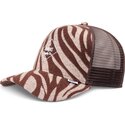 gorra-trucker-marron-hft-rubbertigerstripes-de-djinns