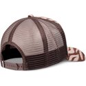 gorra-trucker-marron-hft-rubbertigerstripes-de-djinns