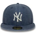 gorra-plana-azul-marino-ajustada-59fifty-washed-de-new-york-yankees-mlb-de-new-era
