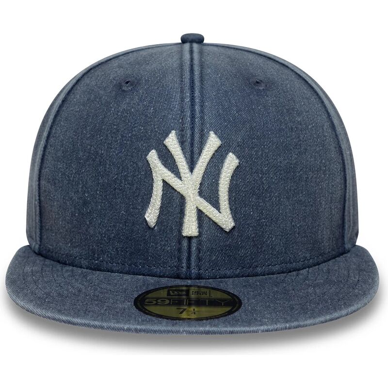 gorra-plana-azul-marino-ajustada-59fifty-washed-de-new-york-yankees-mlb-de-new-era