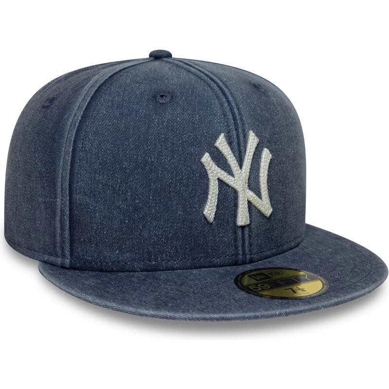 gorra-plana-azul-marino-ajustada-59fifty-washed-de-new-york-yankees-mlb-de-new-era