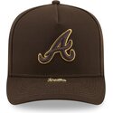gorra-curva-marron-snapback-9fifty-a-frame-precurved-visor-pin-de-atlanta-braves-mlb-de-new-era