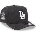 gorra-curva-negra-snapback-9fifty-a-frame-precurved-checkered-de-los-angeles-dodgers-mlb-de-new-era