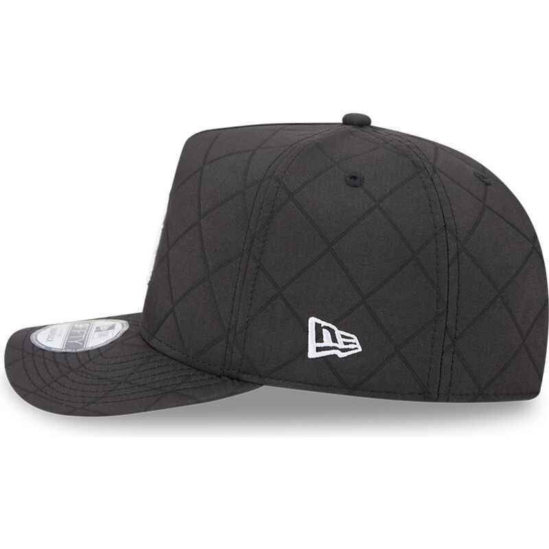 gorra-curva-negra-snapback-9fifty-a-frame-precurved-checkered-de-los-angeles-dodgers-mlb-de-new-era