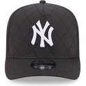 gorra-curva-negra-snapback-9fifty-a-frame-precurved-checkered-de-new-york-yankees-mlb-de-new-era