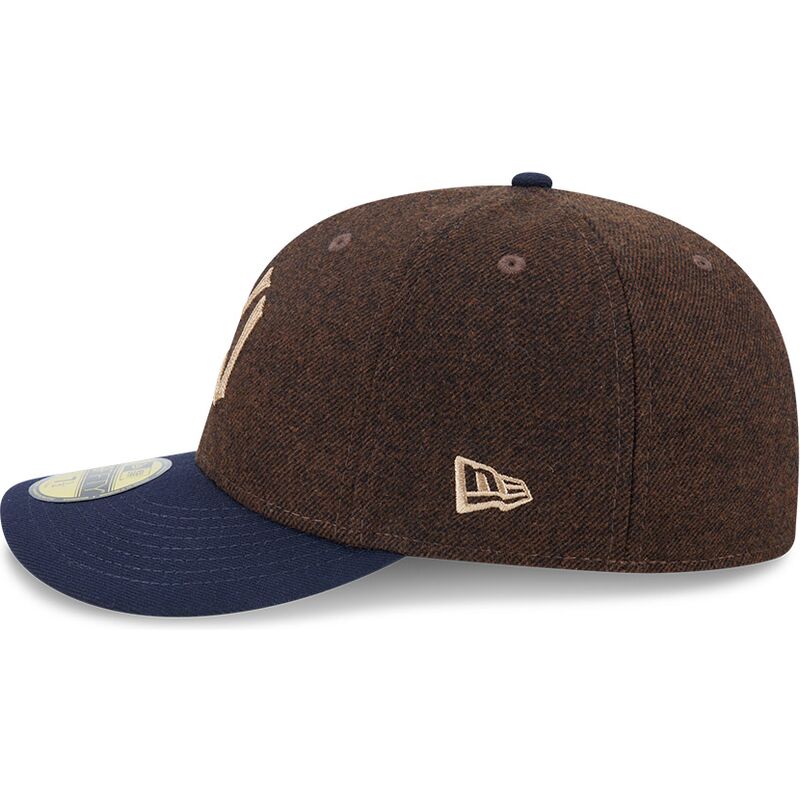 gorra-curva-marron-y-azul-ajustada-59fifty-precurved-de-new-york-yankees-mlb-de-new-era gorra-curva-marron-y-azul-ajustada-59fifty-precurved-de-new-york-yankees-mlb-de-new-era