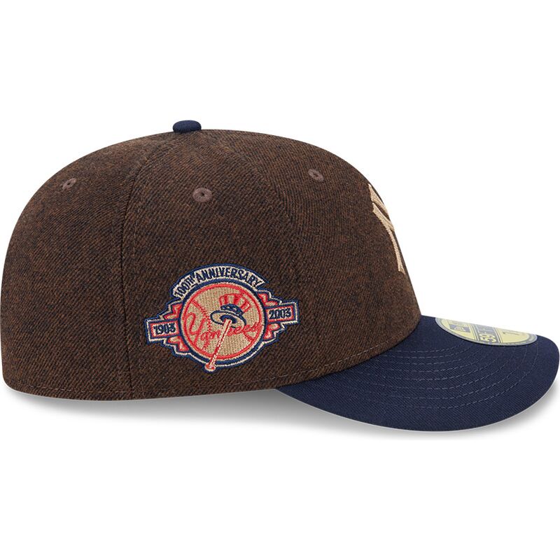 gorra-curva-marron-y-azul-ajustada-59fifty-precurved-de-new-york-yankees-mlb-de-new-era gorra-curva-marron-y-azul-ajustada-59fifty-precurved-de-new-york-yankees-mlb-de-new-era