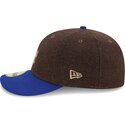 gorra-curva-marron-y-azul-ajustada-59fifty-precurved-de-los-angeles-dodgers-mlb-de-new-era