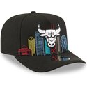 gorra-curva-negra-snapback-9fifty-a-frame-precurved-skyline-de-chicago-bulls-nba-de-new-era