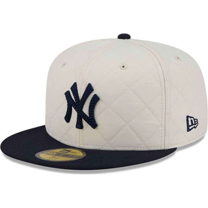 gorra-plana-blanca-y-azul-marino-ajustada-59fifty-checkered-de-new-york-yankees-mlb-de-new-era gorra-plana-blanca-y-azul-marino-ajustada-59fifty-checkered-de-new-york-yankees-mlb-de-new-era