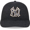 gorra-curva-negra-ajustable-9fifty-retro-crown-precurved-de-new-york-yankees-mlb-de-new-era