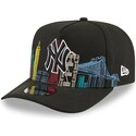 gorra-curva-negra-snapback-9fifty-a-frame-precurved-skyline-de-new-york-yankees-mlb-de-new-era