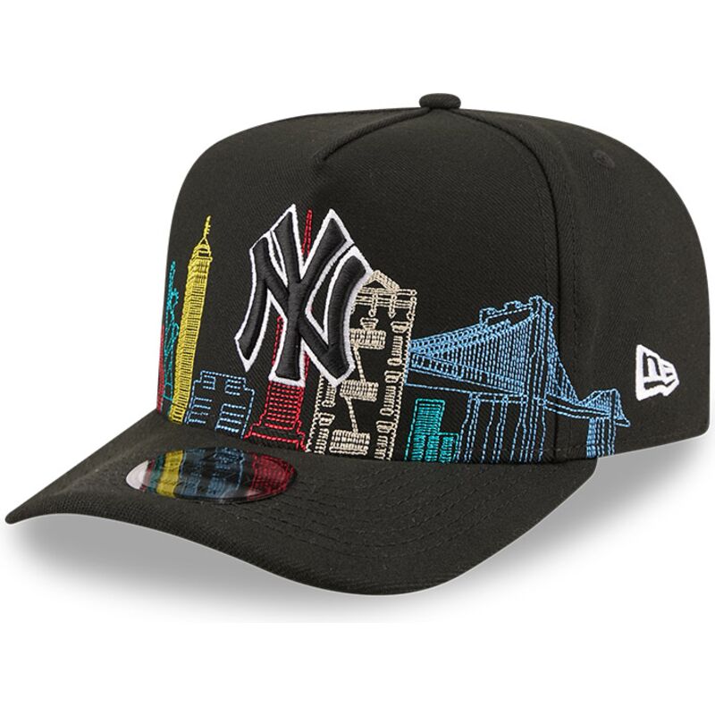gorra-curva-negra-snapback-9fifty-a-frame-precurved-skyline-de-new-york-yankees-mlb-de-new-era