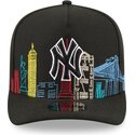 gorra-curva-negra-snapback-9fifty-a-frame-precurved-skyline-de-new-york-yankees-mlb-de-new-era