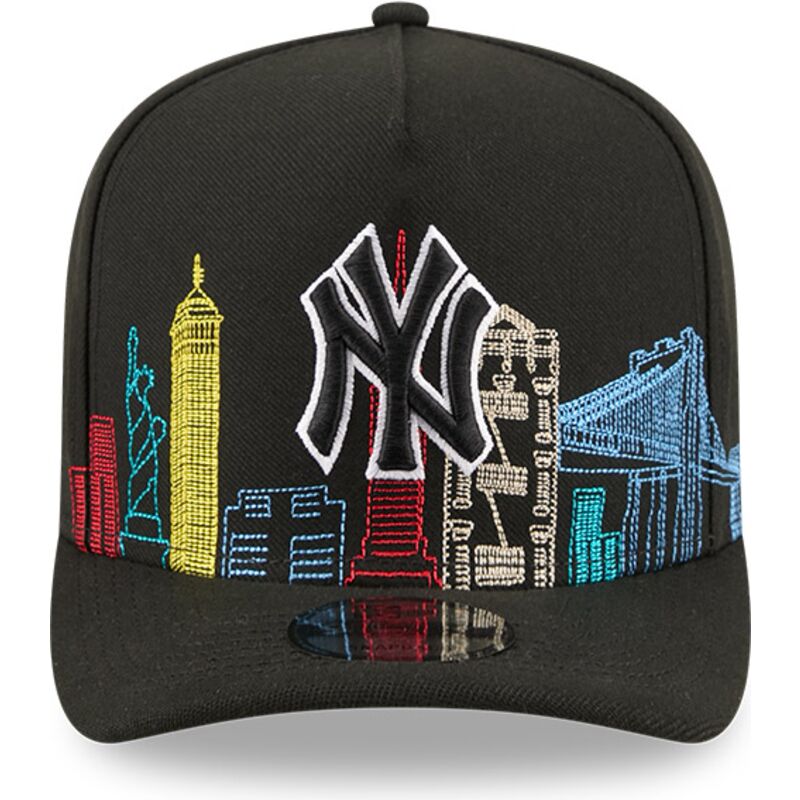gorra-curva-negra-snapback-9fifty-a-frame-precurved-skyline-de-new-york-yankees-mlb-de-new-era