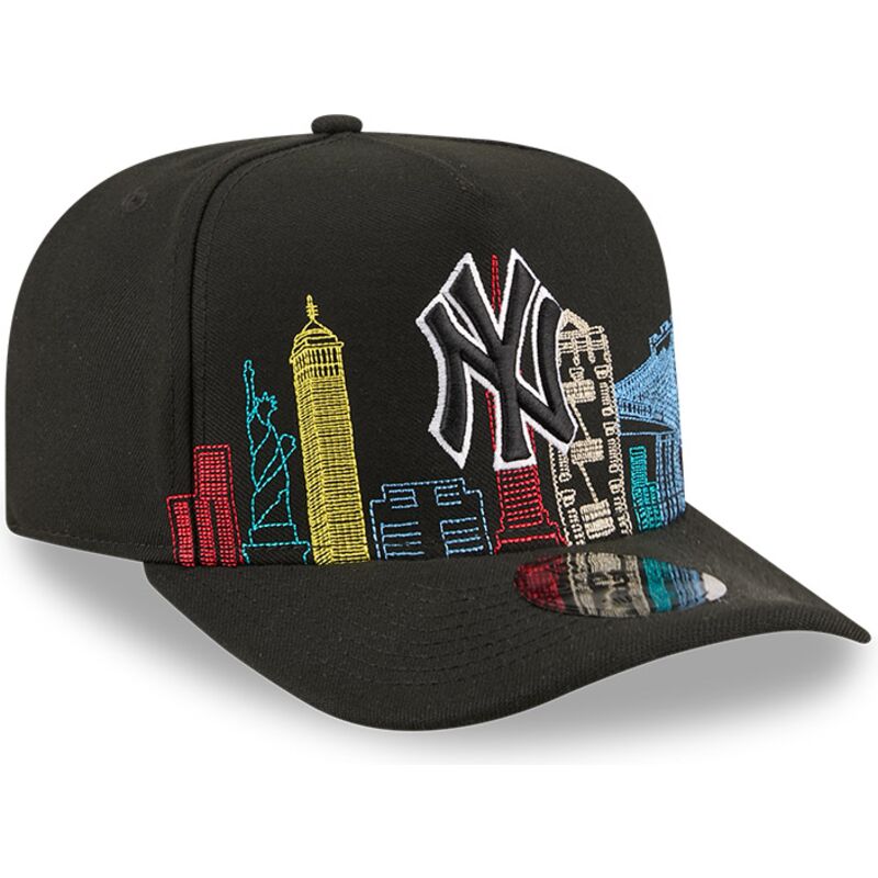gorra-curva-negra-snapback-9fifty-a-frame-precurved-skyline-de-new-york-yankees-mlb-de-new-era