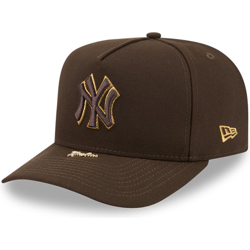 gorra-curva-marron-snapback-9fifty-a-frame-precurved-visor-pin-de-new-york-yankees-mlb-de-new-era
