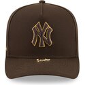gorra-curva-marron-snapback-9fifty-a-frame-precurved-visor-pin-de-new-york-yankees-mlb-de-new-era