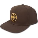 gorra-plana-marron-snapback-con-logo-amarillo-off-embroidered-twill-de-l-ab-c-o-off-white