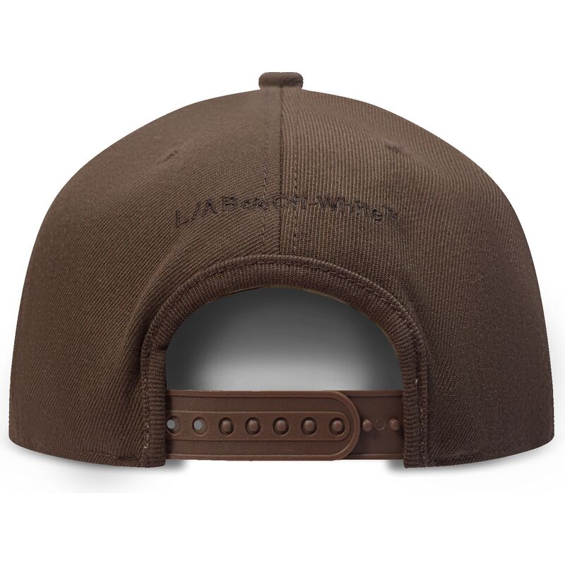 gorra-plana-marron-snapback-con-logo-amarillo-off-embroidered-twill-de-l-ab-c-o-off-white gorra-plana-marron-snapback-con-logo-amarillo-off-embroidered-twill-de-l-ab-c-o-off-white