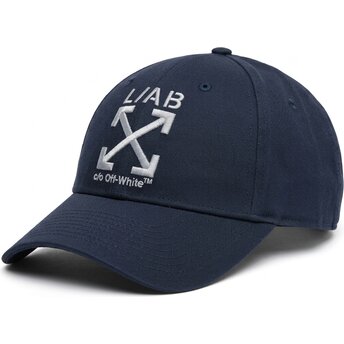 Gorra curva azul marino ajustable Clamp Arrows Twill de L/AB c/o Off-White™