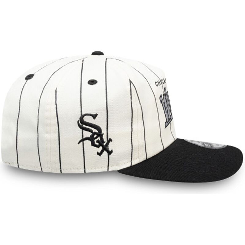gorra-curva-negra-y-blanca-snapback-19twenty-pinstripe-de-chicago-white-sox-mlb-de-new-era
