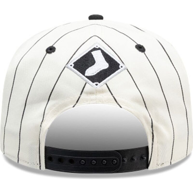 gorra-curva-negra-y-blanca-snapback-19twenty-pinstripe-de-chicago-white-sox-mlb-de-new-era