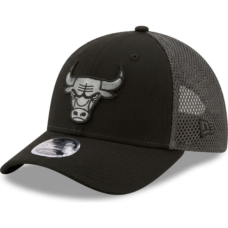 gorra-curva-negra-ajustada-39thirty-m-crown-neo-de-chicago-bulls-nba-de-new-era