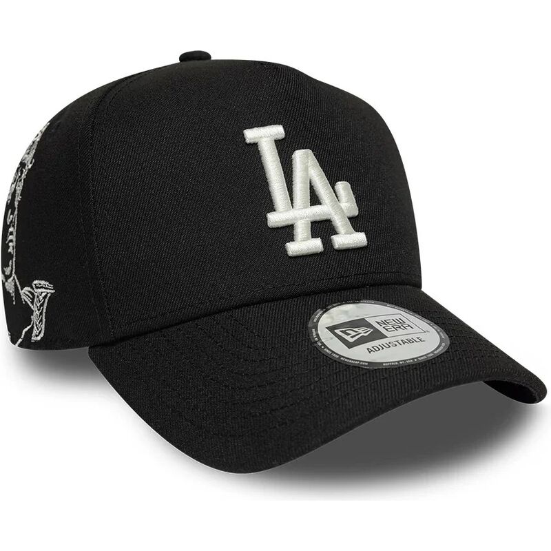 gorra-curva-negra-snapback-e-frame-mythical-icon-de-los-angeles-dodgers-mlb-de-new-era