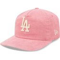 gorra-curva-rosa-ajustable-19twenty-precurved-corduroy-pastel-de-los-angeles-dodgers-mlb-de-new-era