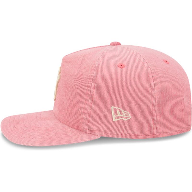 gorra-curva-rosa-ajustable-19twenty-precurved-corduroy-pastel-de-new-york-yankees-mlb-de-new-era