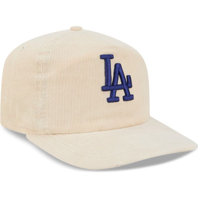 gorra-curva-beige-ajustable-con-logo-azul-19twenty-precurved-corduroy-pastel-de-los-angeles-dodgers-mlb-de-new-era