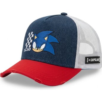 Gorra trucker multicolor SON1 SON Sonic the Hedgehog de Capslab