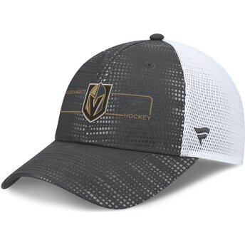 Gorra trucker gris y blanca Structured Meshback de Vegas Golden Knights NHL de Fanatics